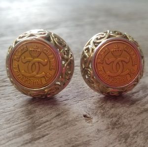 Chanel clip on earrings